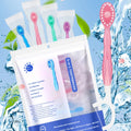 Disposable Travel Toothbrush with Built-In Toothpaste & Floss — Fresh Breath Anywhere